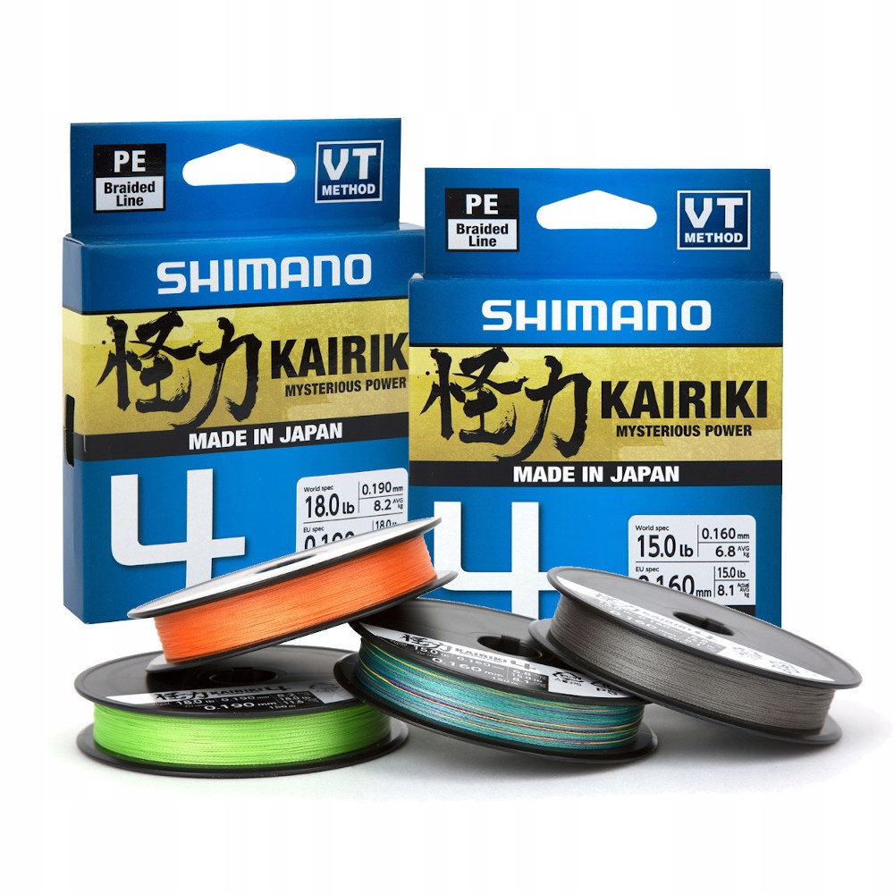 SHIMANO Line Kairiki 4 - 150m 0.16mm 8,1kg Orange