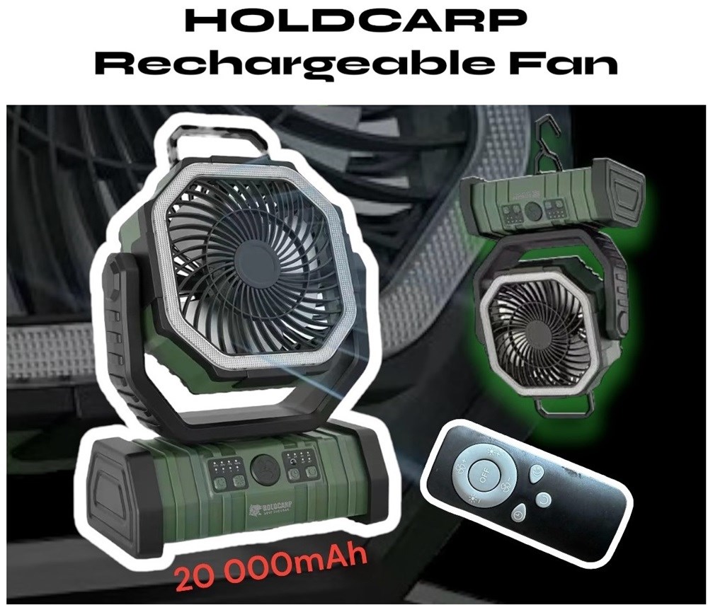 HOLDCARP Ventilátor Rechargeable Fan