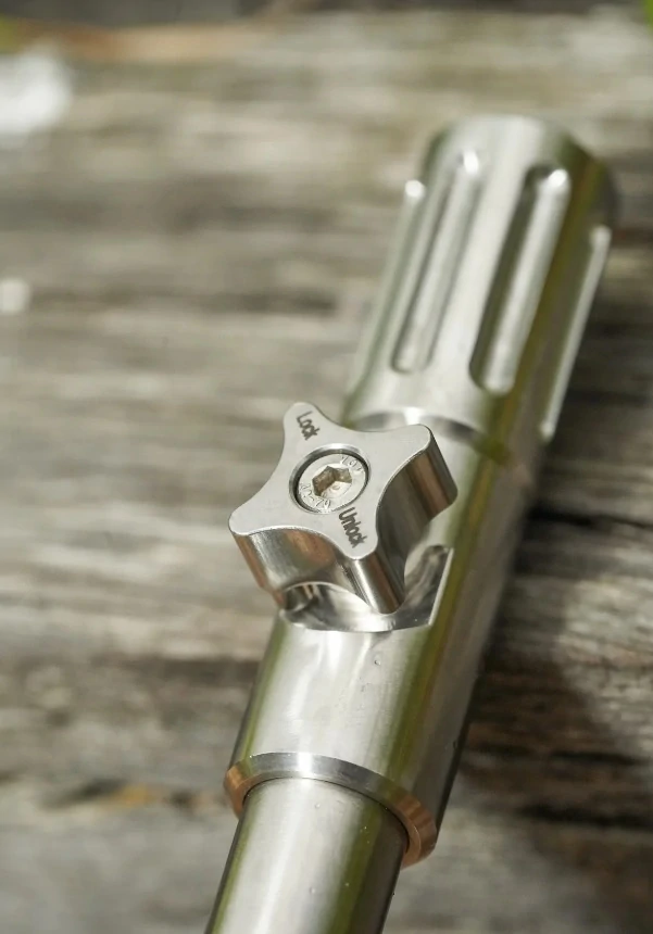 One More Cast HEIST Nerezové tyče Auger Point Banksticks