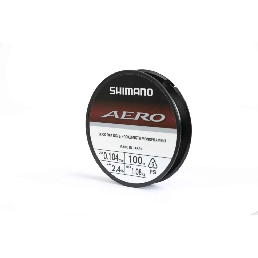 SHIMANO Vlasec Aero Slick Silk Rig/Hooklength 100m 0.172mm 2.79kg Clear