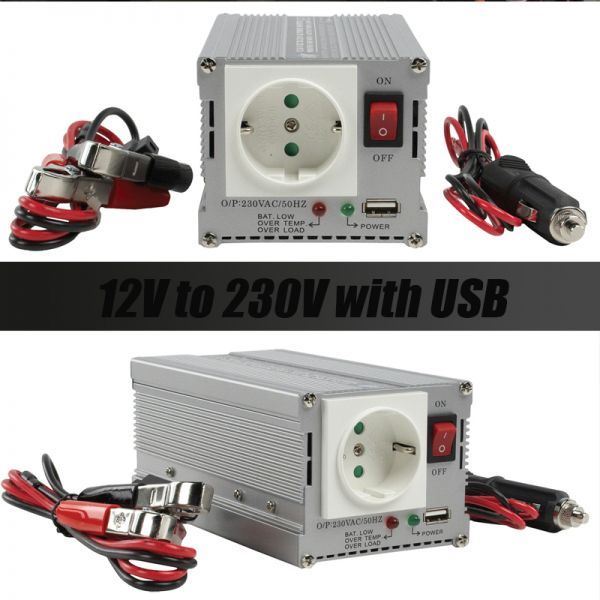 Menič napätia 12V na 220V / 300W