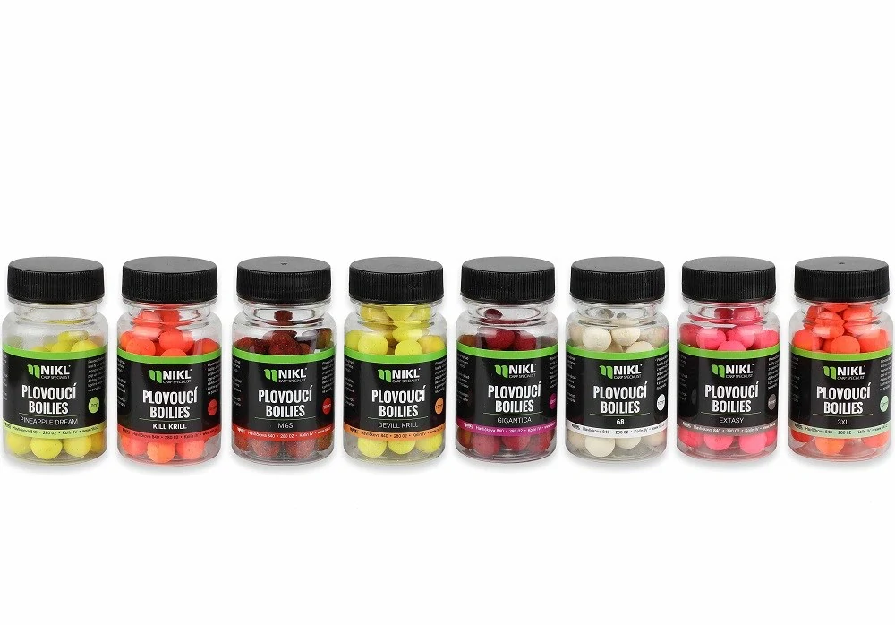 Nikl Plávajúce boilies Cesnak - Zelená 10mm, 20g