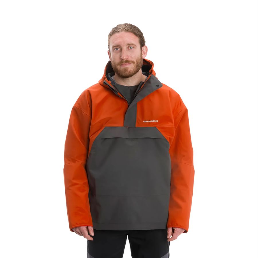 GRUNDÉNS Full Share Anorak Red Orange XL