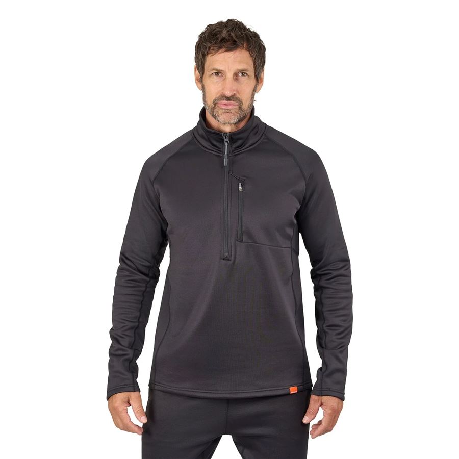 GRUNDÉNS Termo Bunda Thermal 1/2 Zip Black L