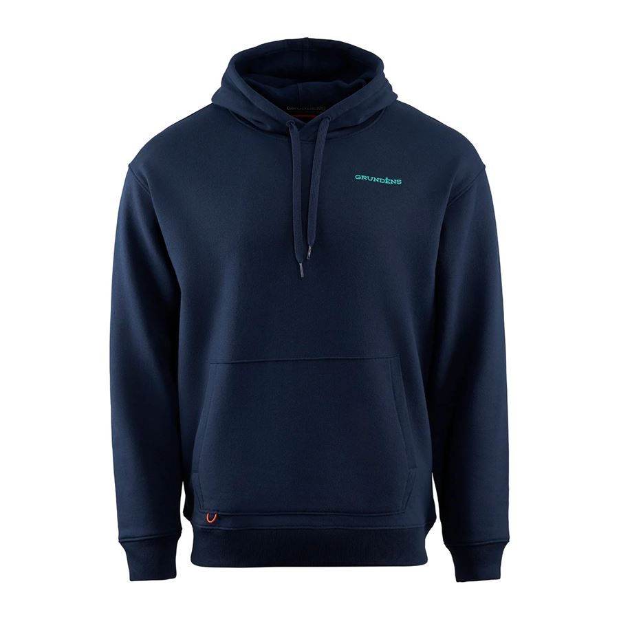 GRUNDÉNS Mikina Riser Hoodie Dark Navy S