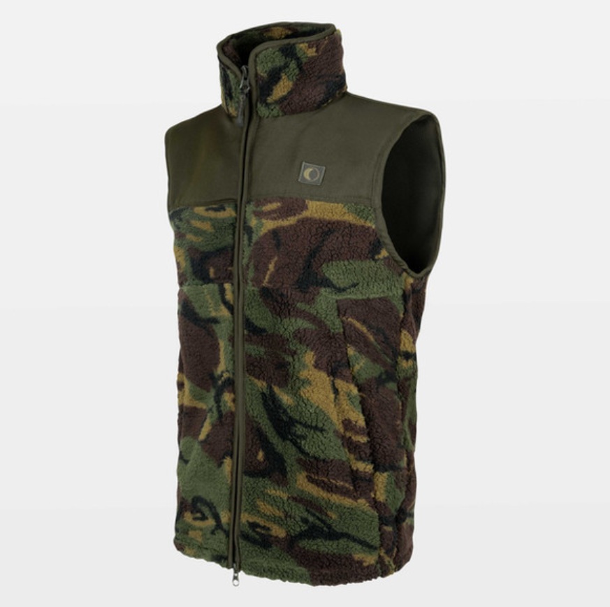 Speero Tackle Sherpa Fleece Gilet DPM CAMO