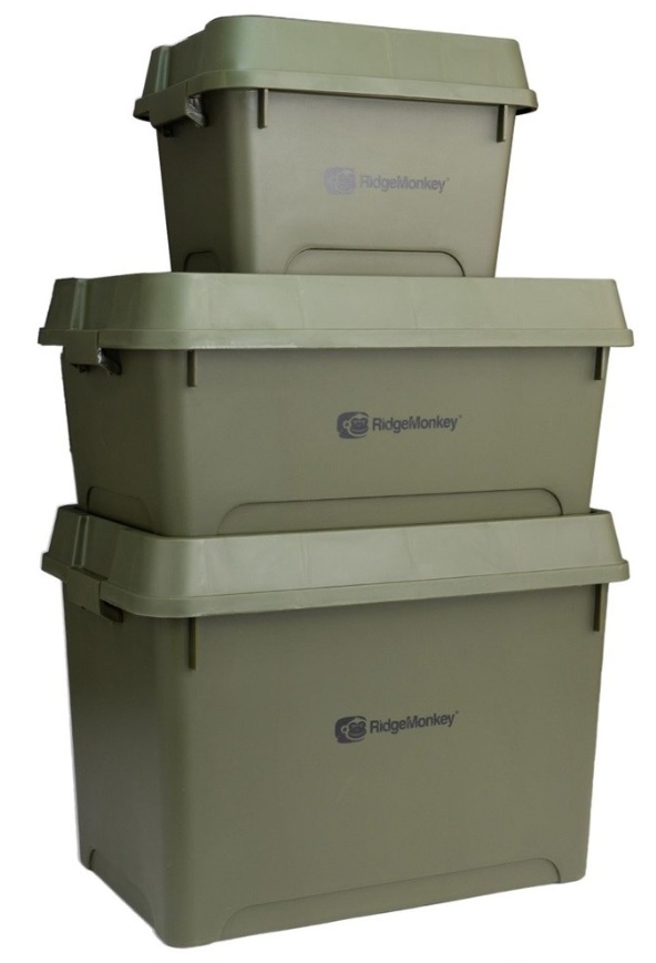 RidgeMonkey Box Armoury Stackable Storage Box 66 l