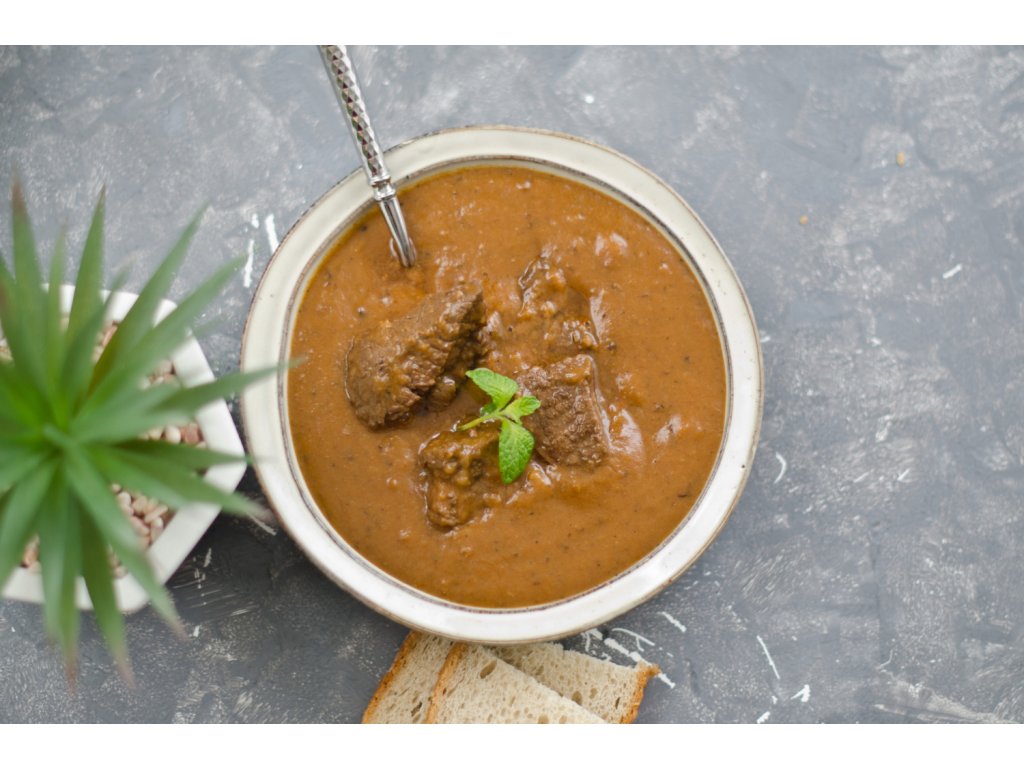 HOTOVKY Z PLECHOVKY Hovädzí guláš 