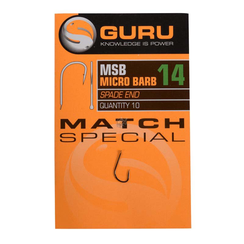 GUR Match Special hook size 10 (Barbed/Spade End)