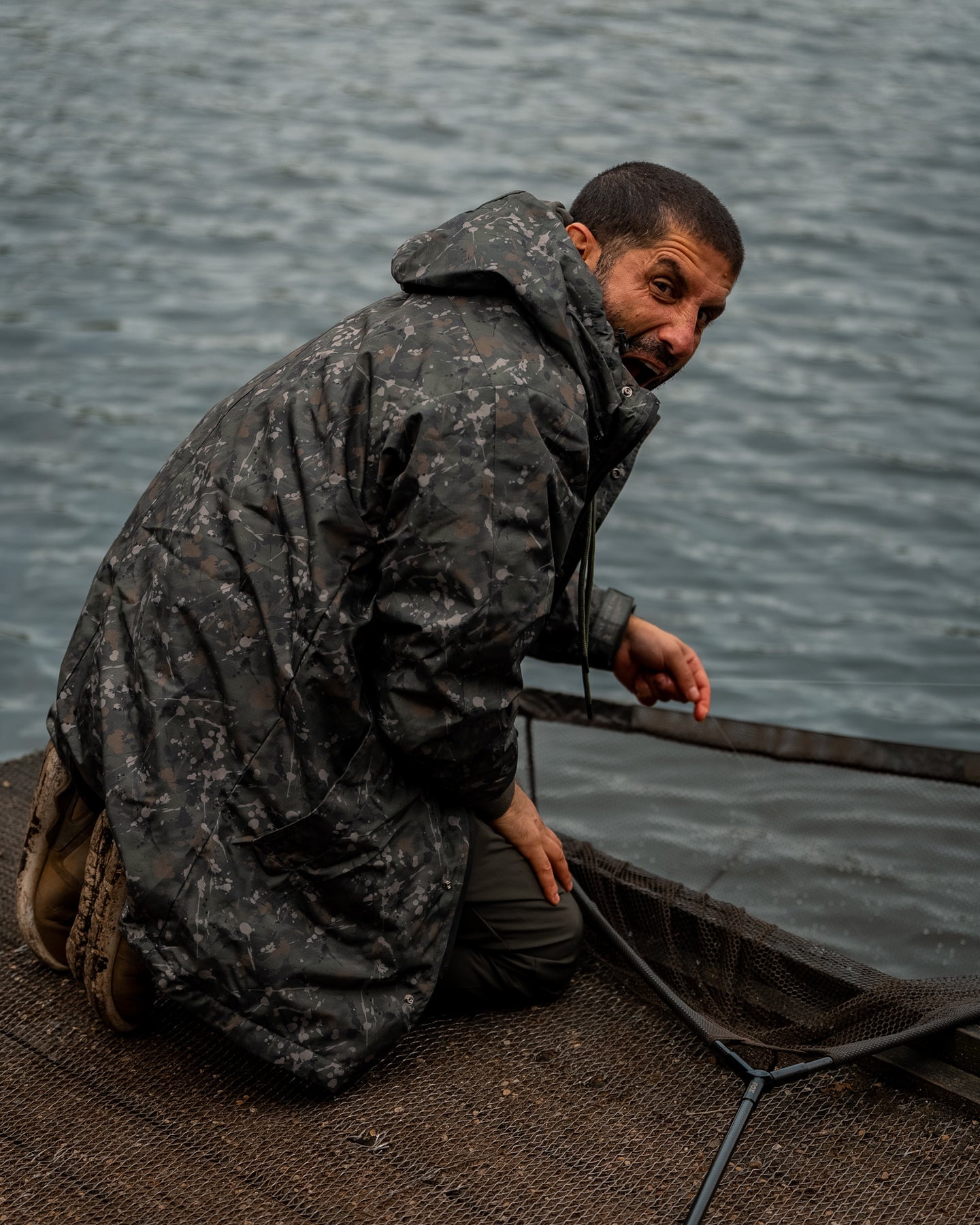 One More Cast OMC Splash Camo Mrigal Spring Water Resistant Jacket