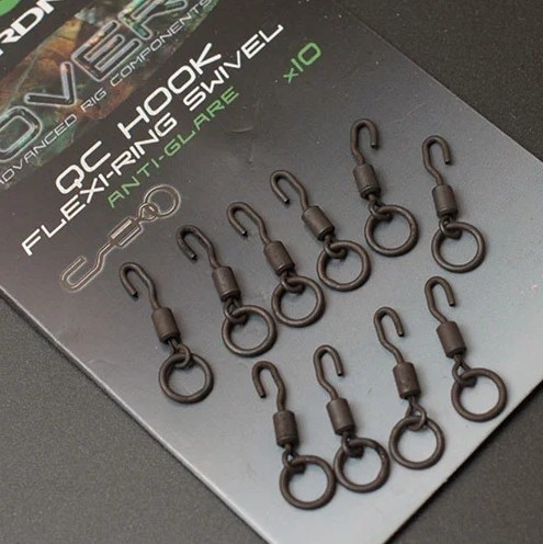 Obratlík Covert QC Flexi Ring Swivels Size 12