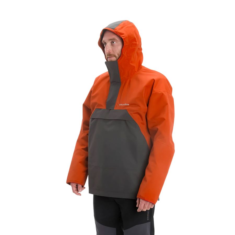 GRUNDÉNS Full Share Anorak Red Orange XL