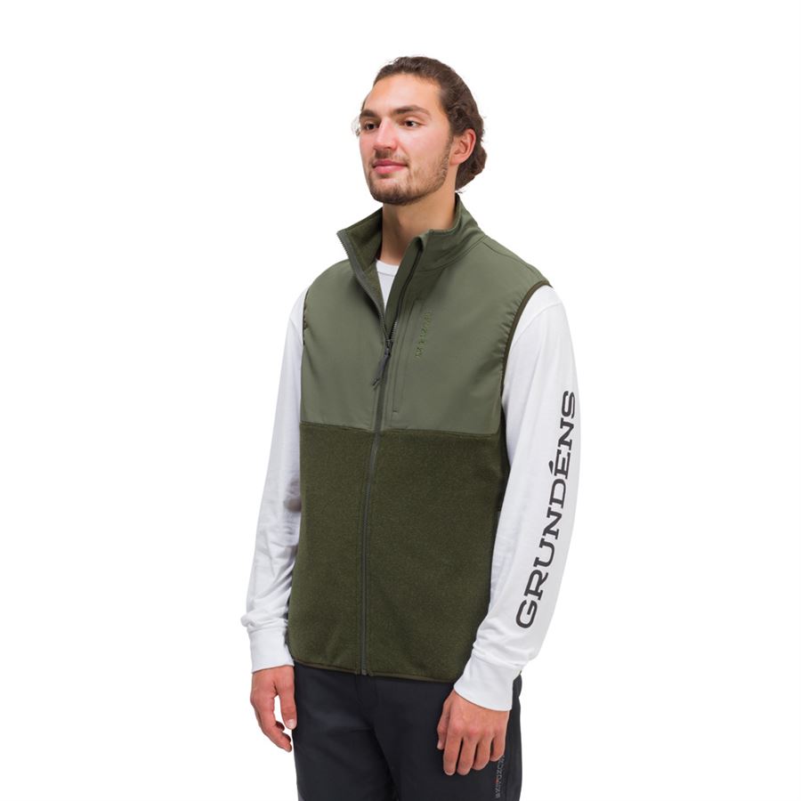 GRUNDÉNS Vesta Bering Fleece Pro Vest Deep Depths XXL