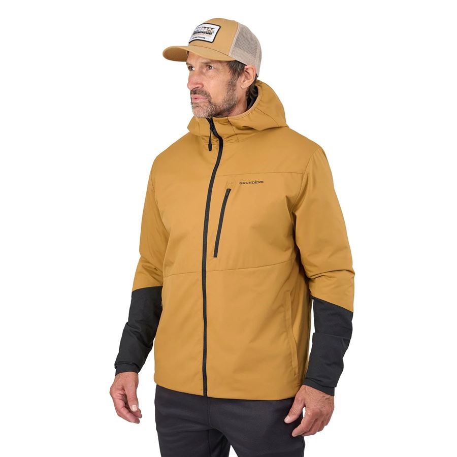 GRUNDÉNS Turbulence Hybrid Hoodie Whiskey  XL