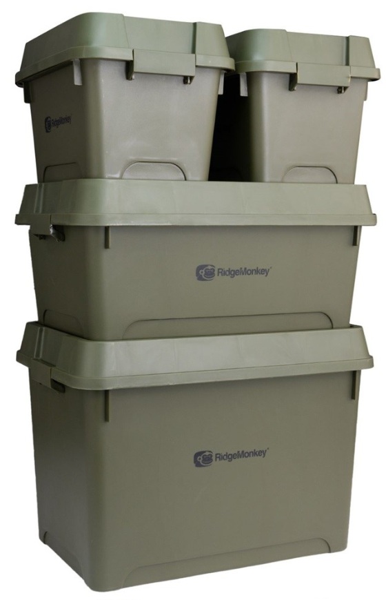 RidgeMonkey Box Armoury Stackable Storage Box 66 l