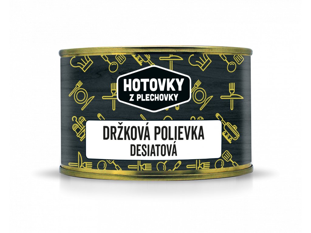 HOTOVKY Z PLECHOVKY Držková polievka desiatová
