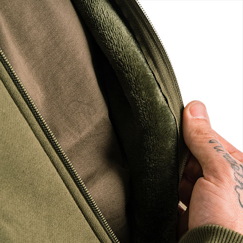 Mikina Sherpa Zipped Hoodie