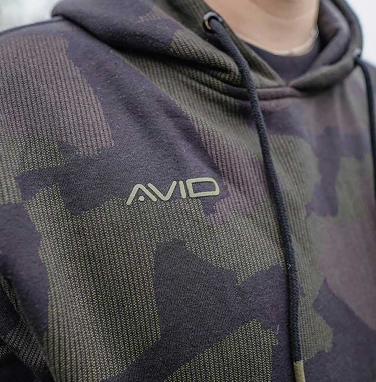 Avid Carp Mikina Distortion Camo Hoodie