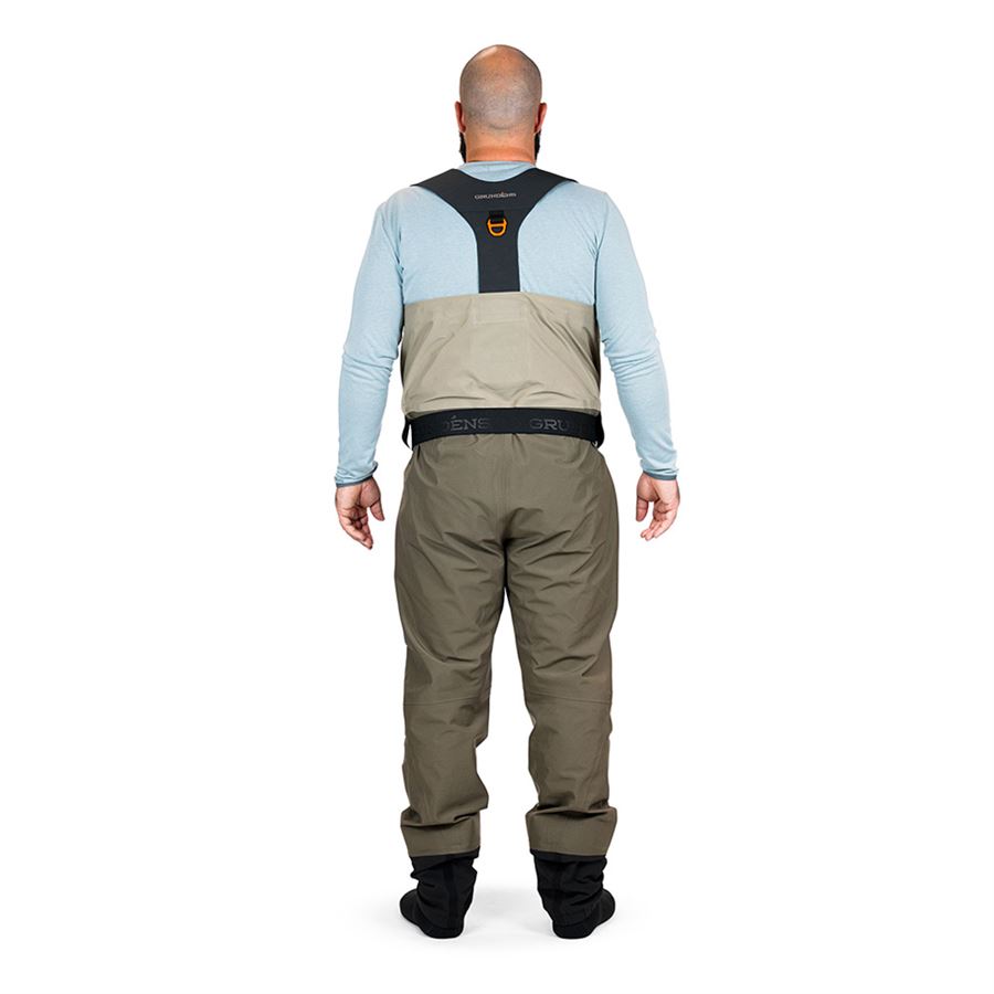 GRUNDÉNS Boundary Zip Stockingfoot Wader Stone/Otter M 42-44