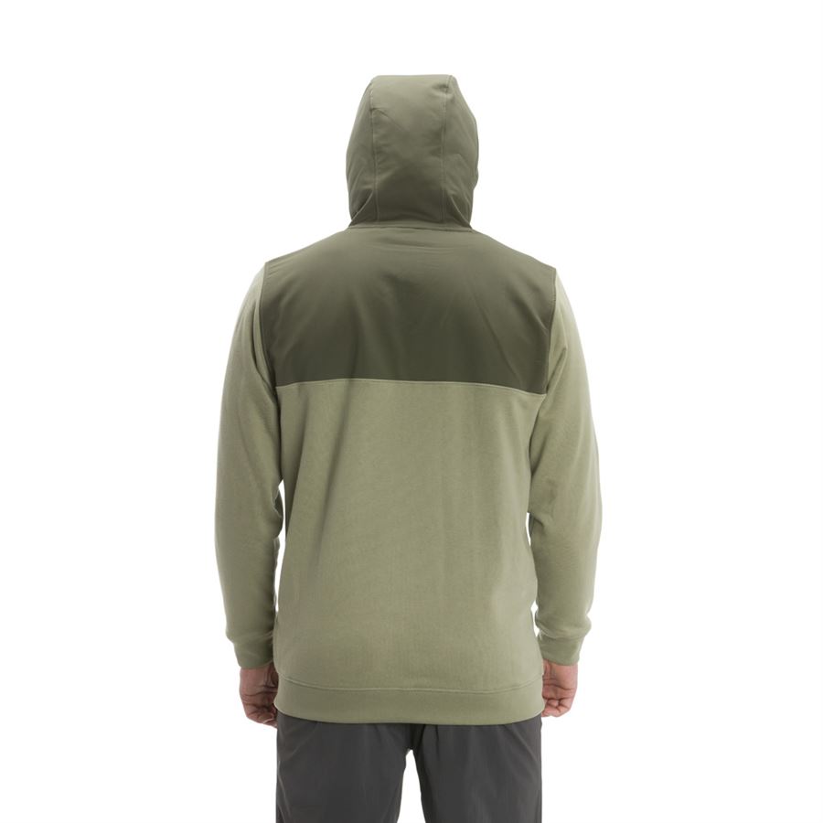 GRUNDÉNS Mikina Daggerboard FZ Hoodie Deep Lichen Green XXL