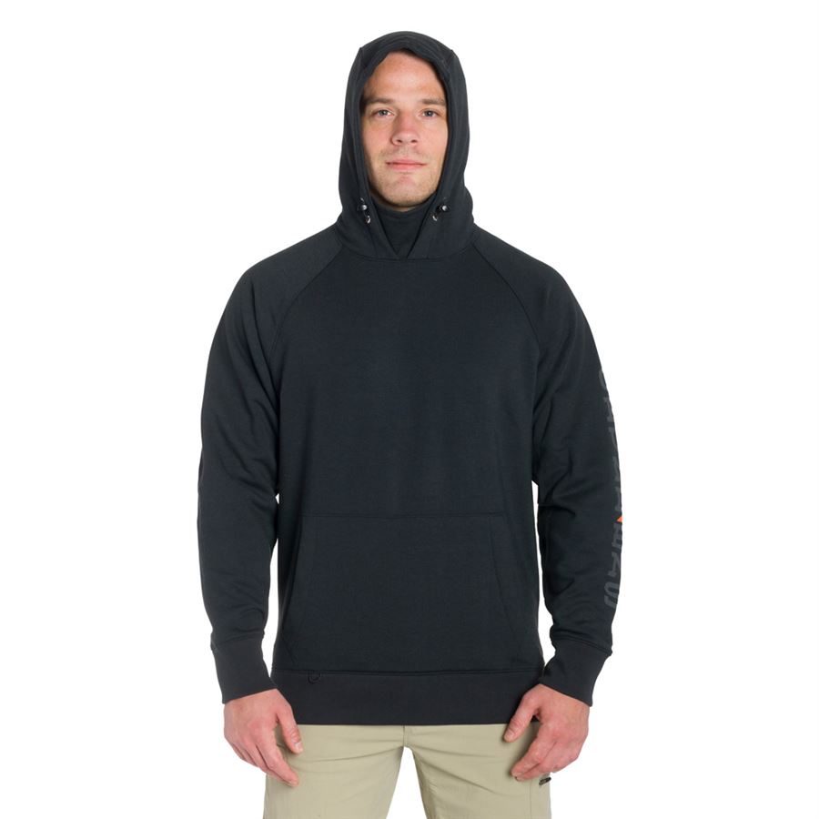 GRUNDÉNS Technická Mikina Dillingham Tech Hoodie Black L