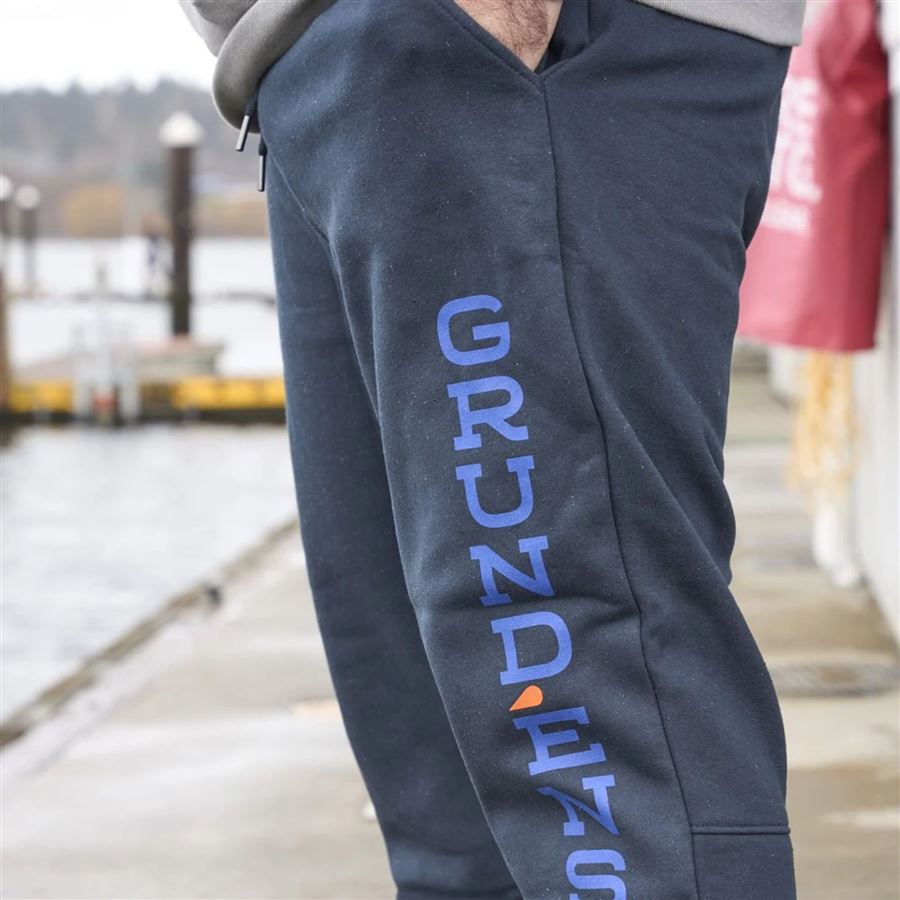 GRUNDÉNS Tepláky Dillingham Sweat Pant Midnight 3XL