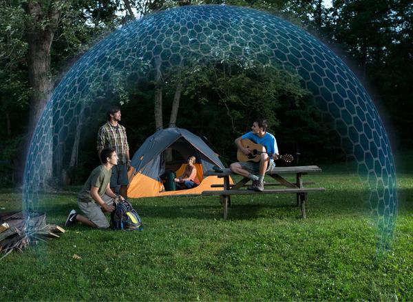 Ručný odpudzovač komárov s KLIPOM na opasok