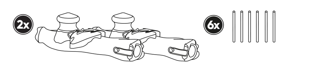 Telíčko systému Zip (2 kusy)