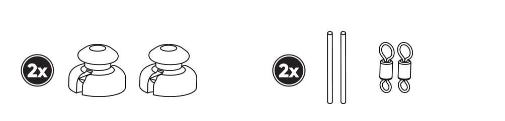 Telíčko systému Loop (2 kusy)