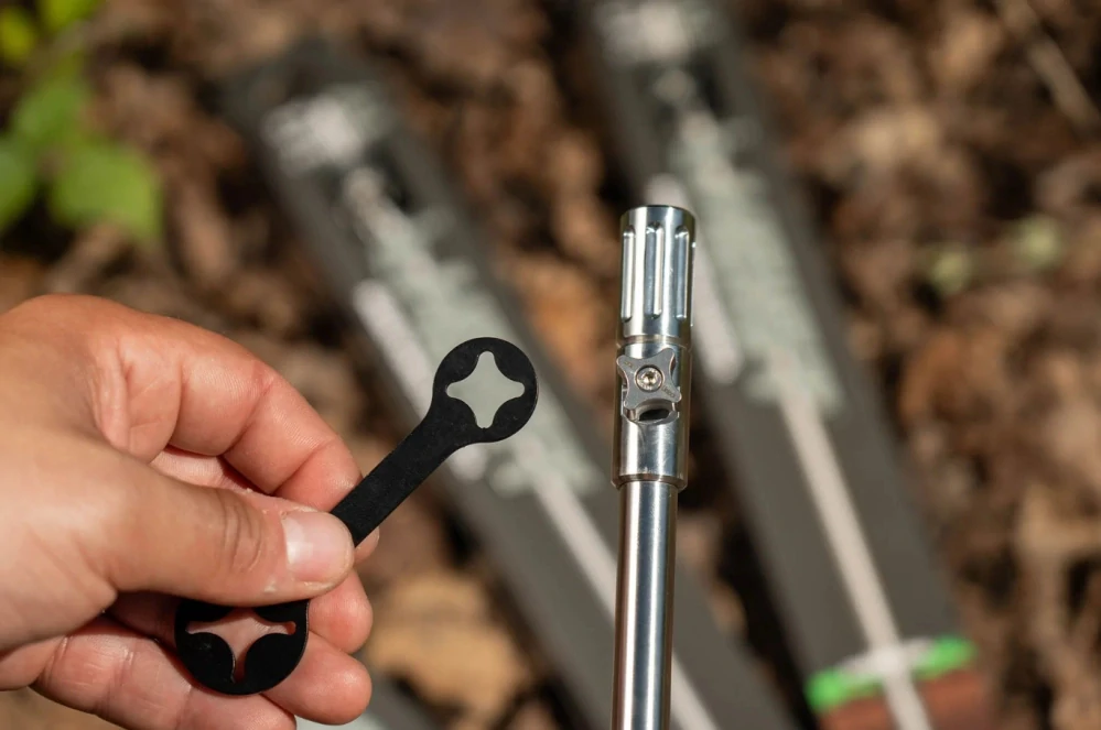 One More Cast HEIST Nerezové tyče Auger Point Banksticks