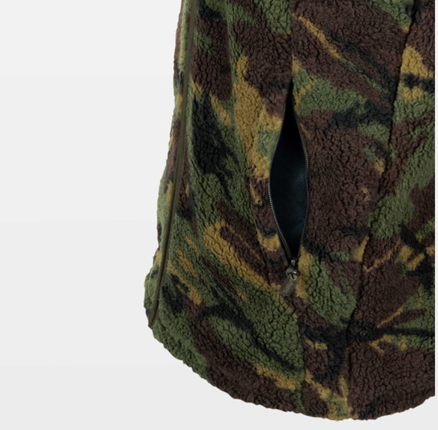 Speero Tackle Sherpa Fleece Gilet DPM CAMO
