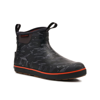 GRUNDÉNS Topánky Deck-Boss Ankle Boot Blackbeard