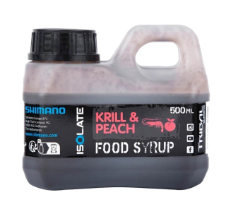 Shimano Booster Isolate Food Syrup Attractant Krill & Peach 500 ml