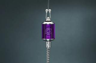 Geert Ooms Shadow Chaser NG Stainless - 15 gram Purpple Bobbin kit