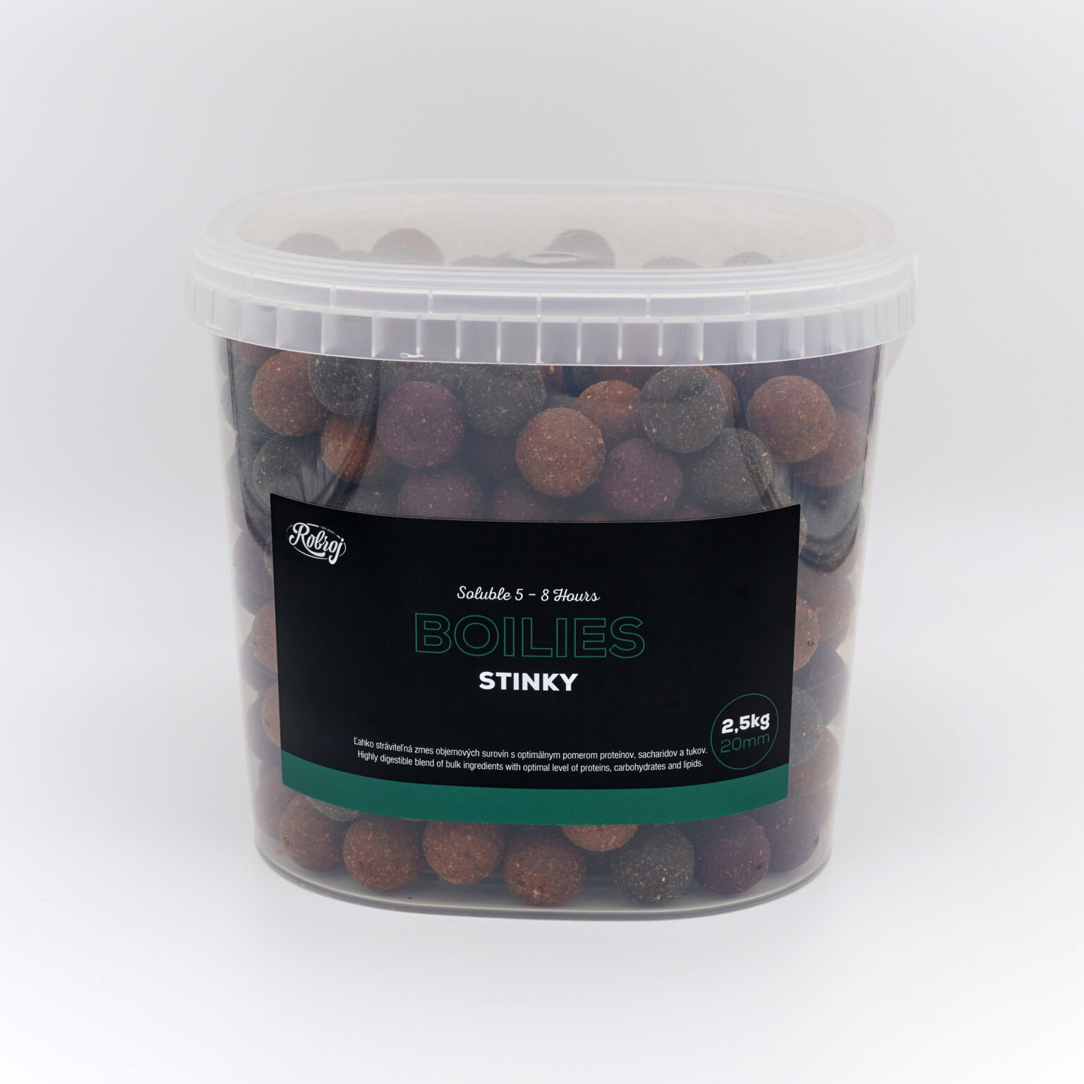 ROBROJ Soluble Boilies Stinky 20mm (2,5kg) - Rozpustné boilies