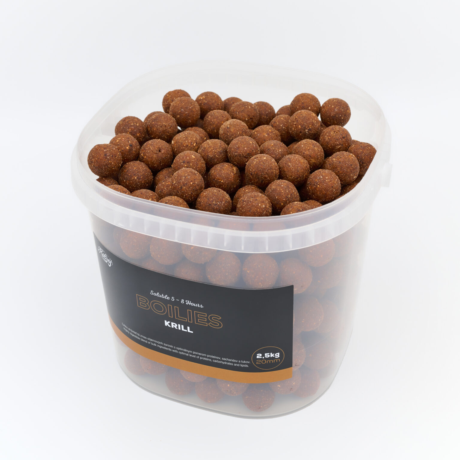 ROBROJ Soluble Boilies Krill 20mm (2,5kg) - Rozpustné boilies – Obrázok 3