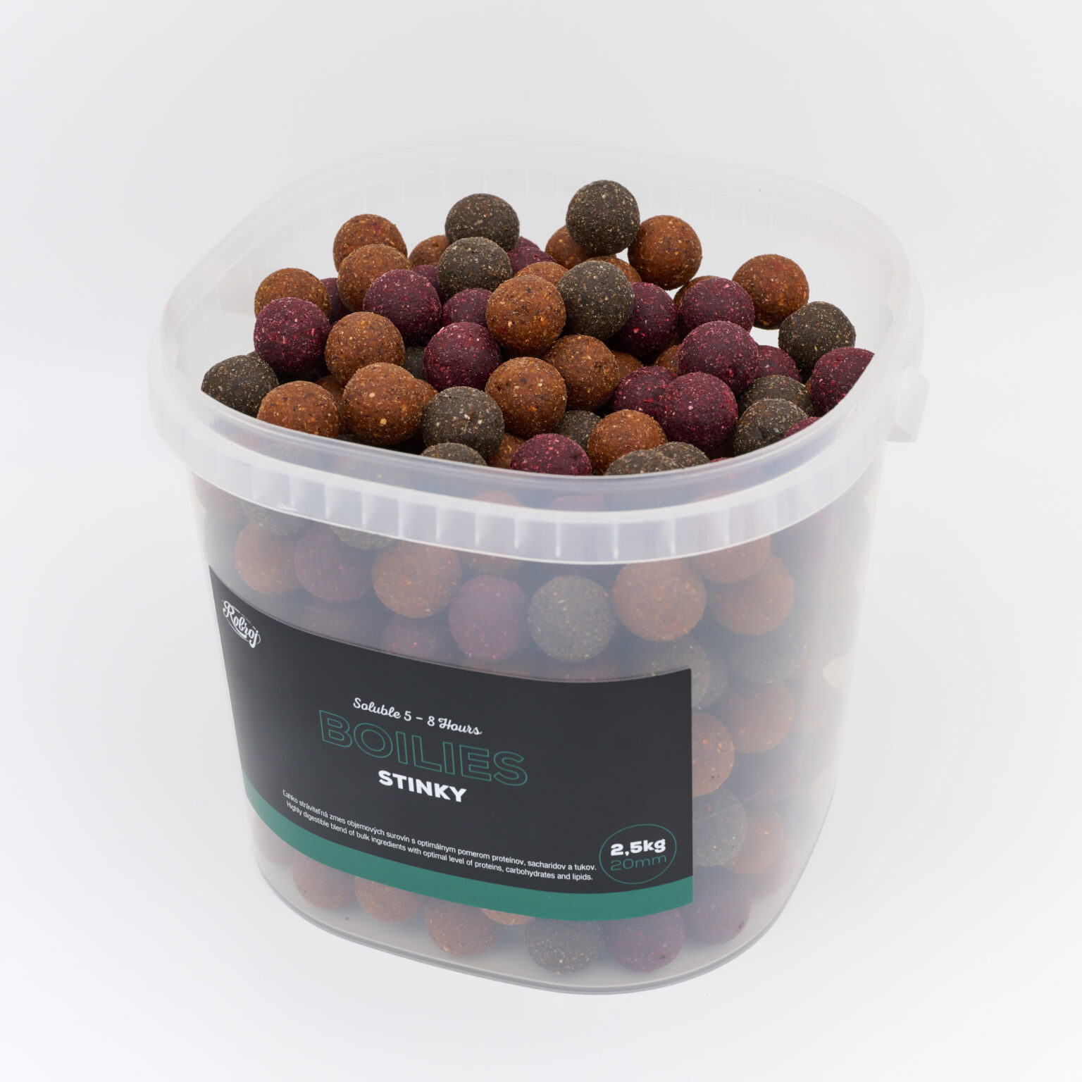 ROBROJ Soluble Boilies Stinky 20mm (2,5kg) - Rozpustné boilies – Obrázok 3