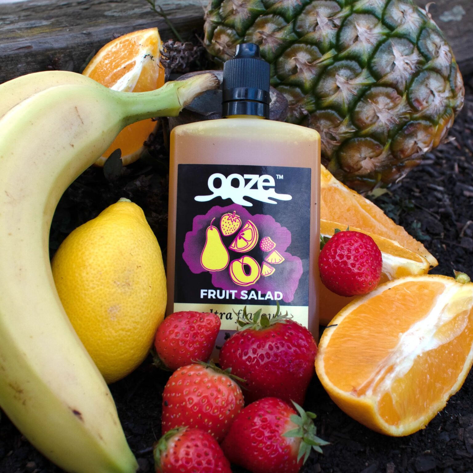 Tekutý atraktor OOZE ULTRA FLAVOUR Fruit Salad 100ml – Obrázok 3