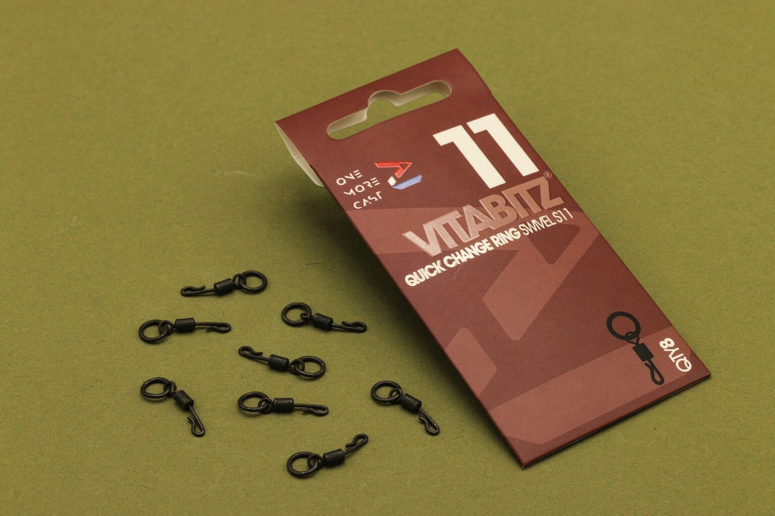 ONE MORE CAST VITABITZ QUICK CHANGE RING SWIVEL - Obratlíky – Obrázok 3
