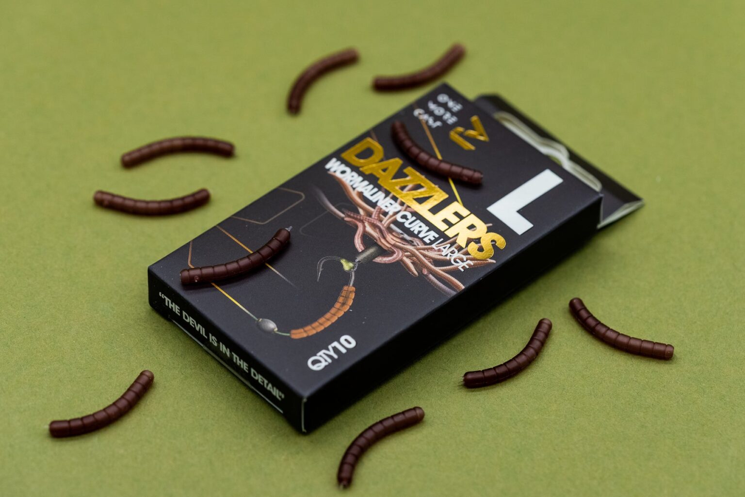 ONE MORE CAST DAZZLERS WORMALINER - CURVE - Vlasové rovnátka Hnedé – Obrázok 3