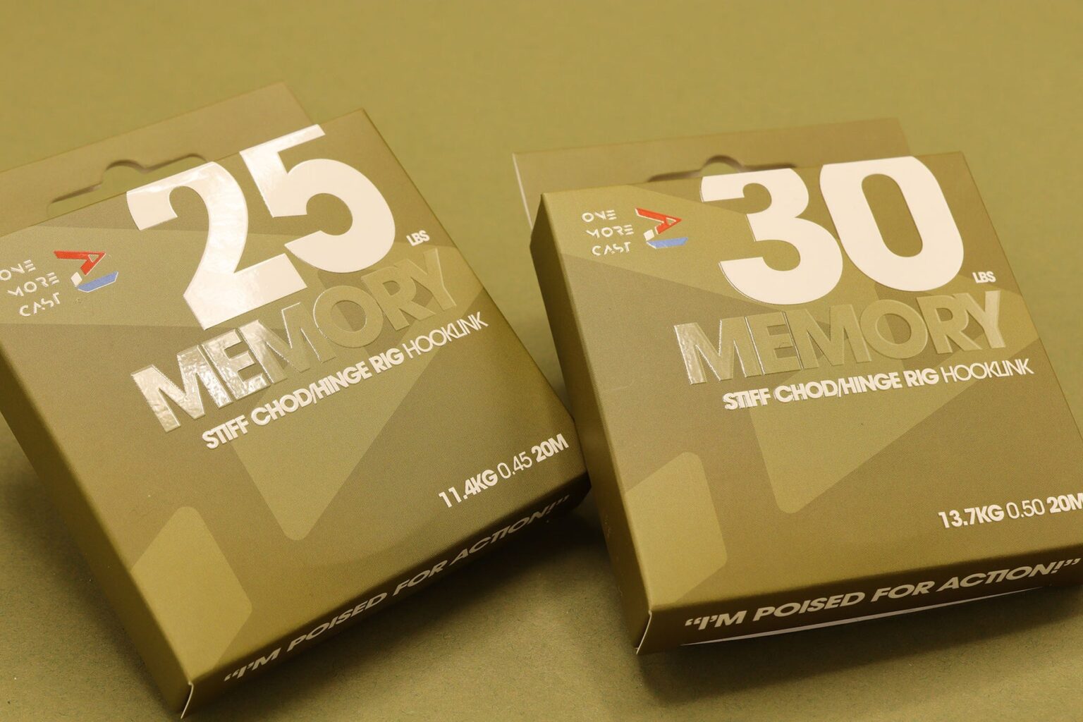 ONE MORE CAST MEMORY STIFF CHOD/HINGE RIG HOOKLINK - Náväzcový materiál – Obrázok 4