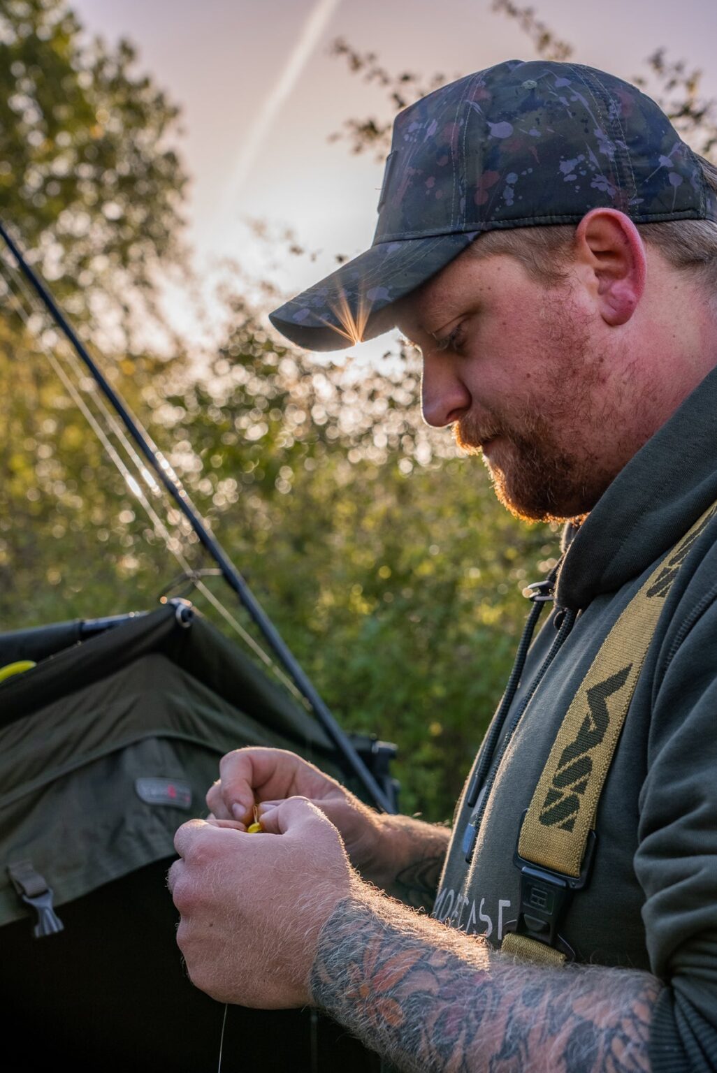 ONE MORE CAST AMUR SPLASH CAMO SNAPBACK CAP - Šiltovka vodeodolná – Obrázok 5