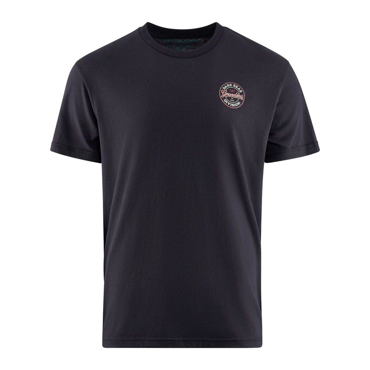 Dark Seas X Grundens Instinctive SS T-Shirt Black – Obrázok 2