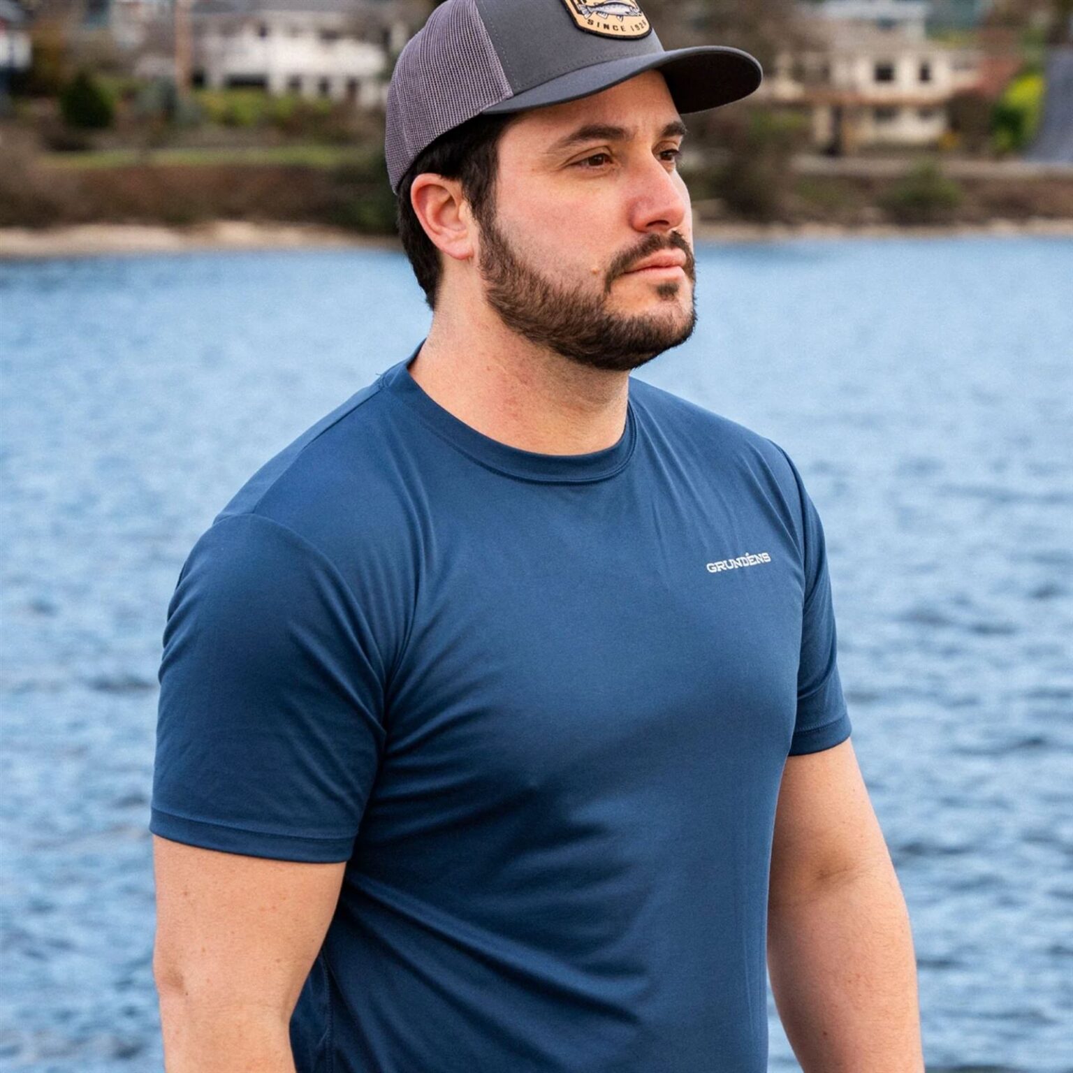 Commercial Boat SS Tech Tee Blue Abyss – Obrázok 4