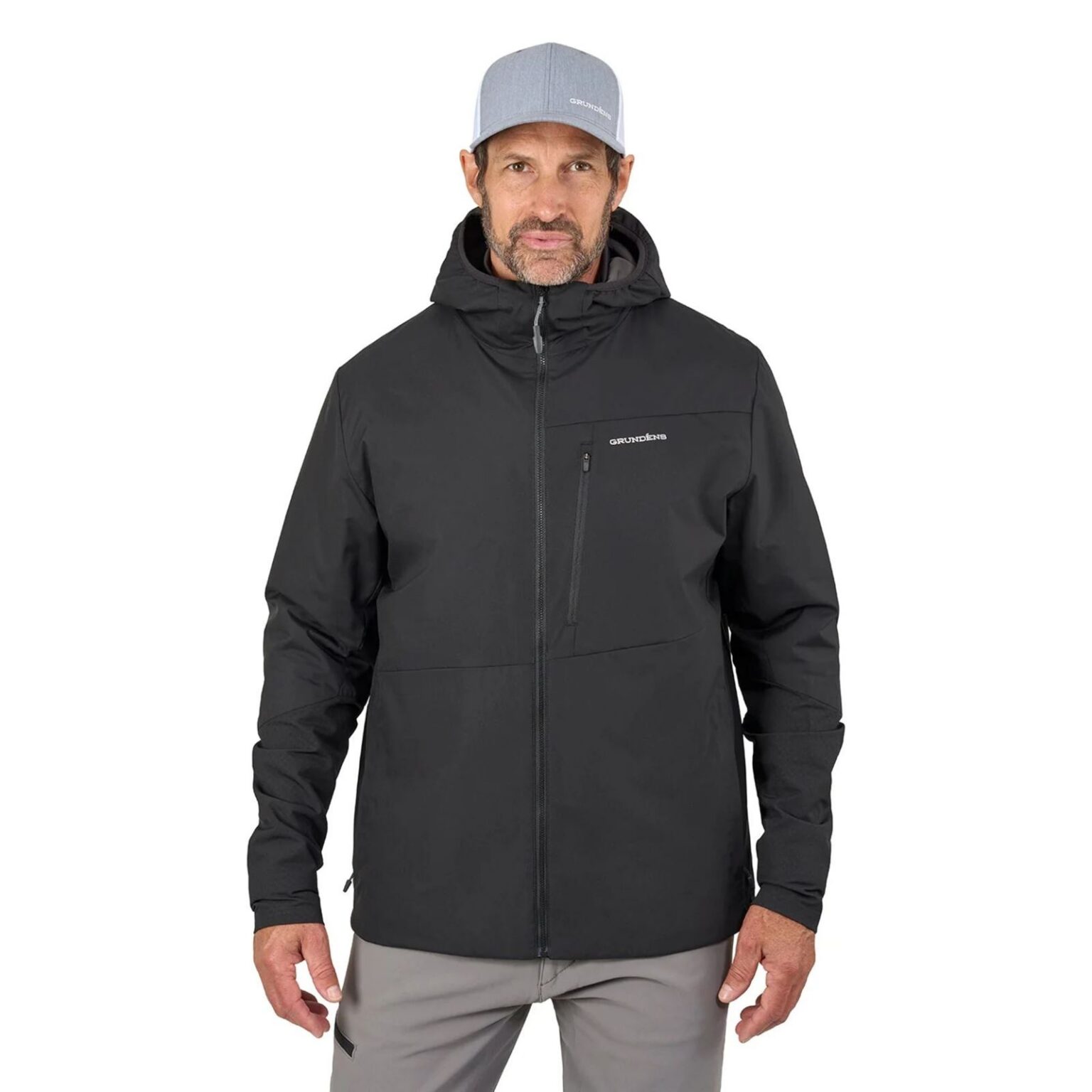 Turbulence Hybrid Hoodie Black – Obrázok 2