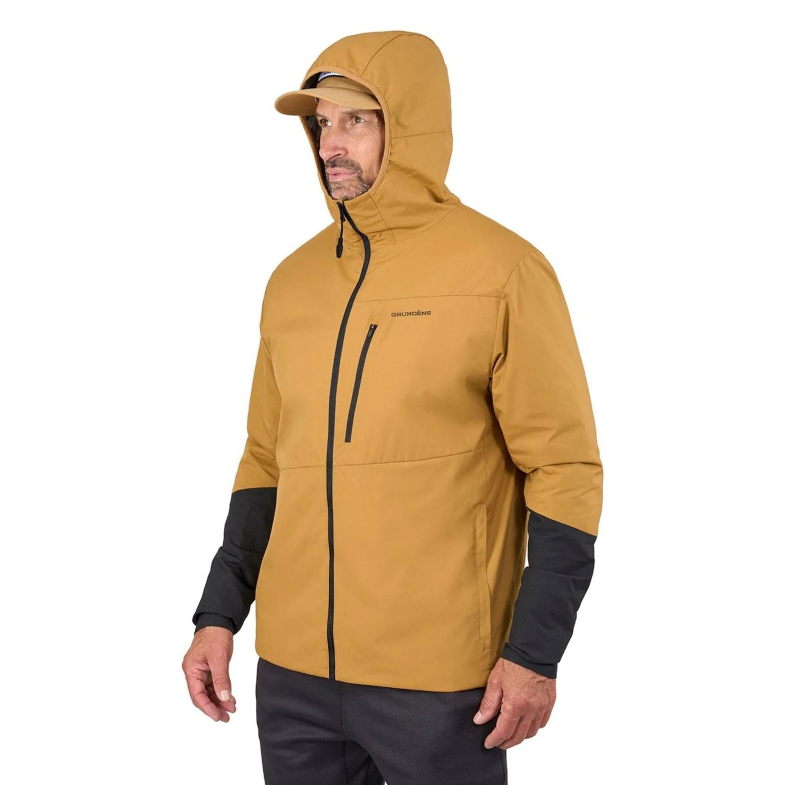 Turbulence Hybrid Hoodie Whiskey – Obrázok 4