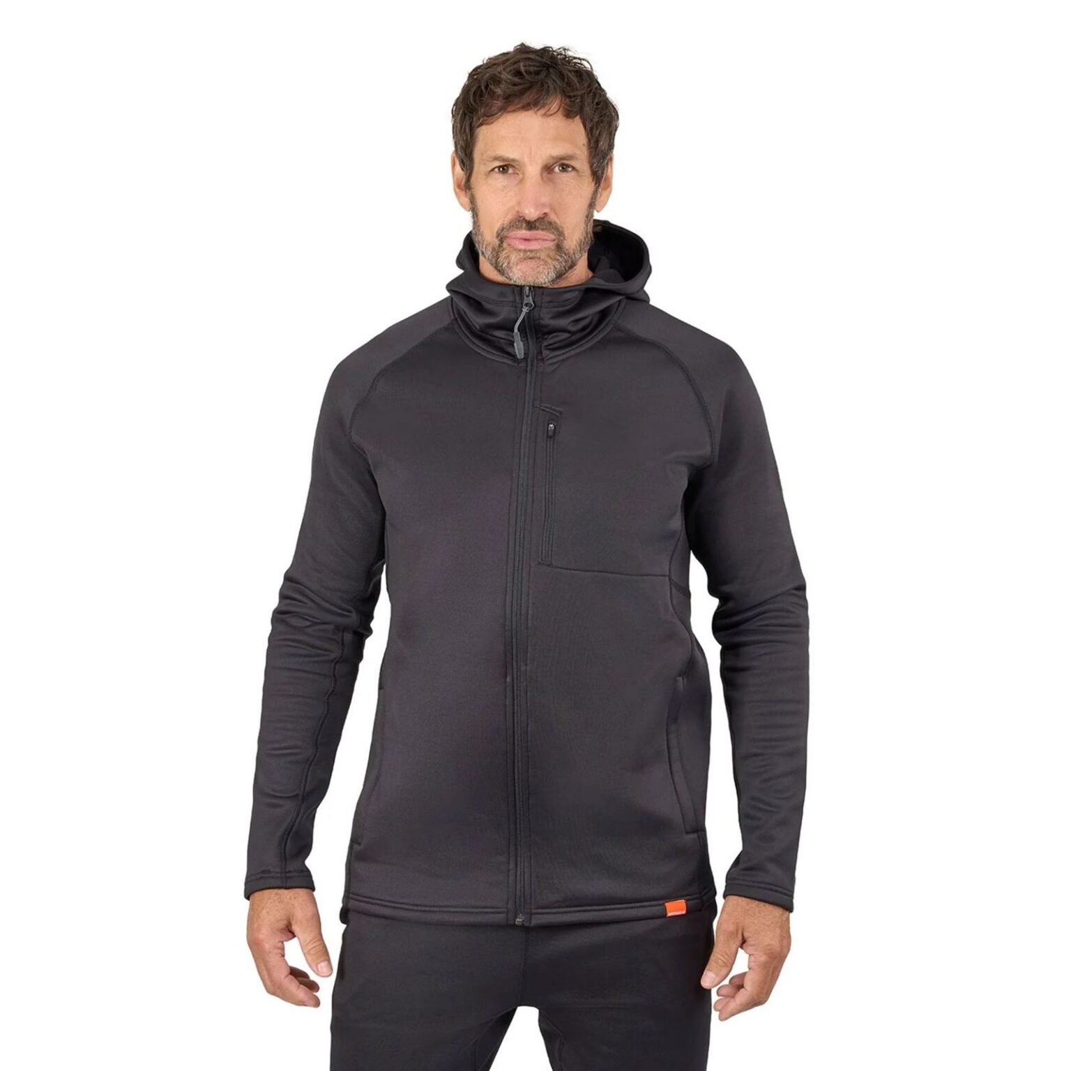Grundies Thermal FZ Hoodie Black – Obrázok 2