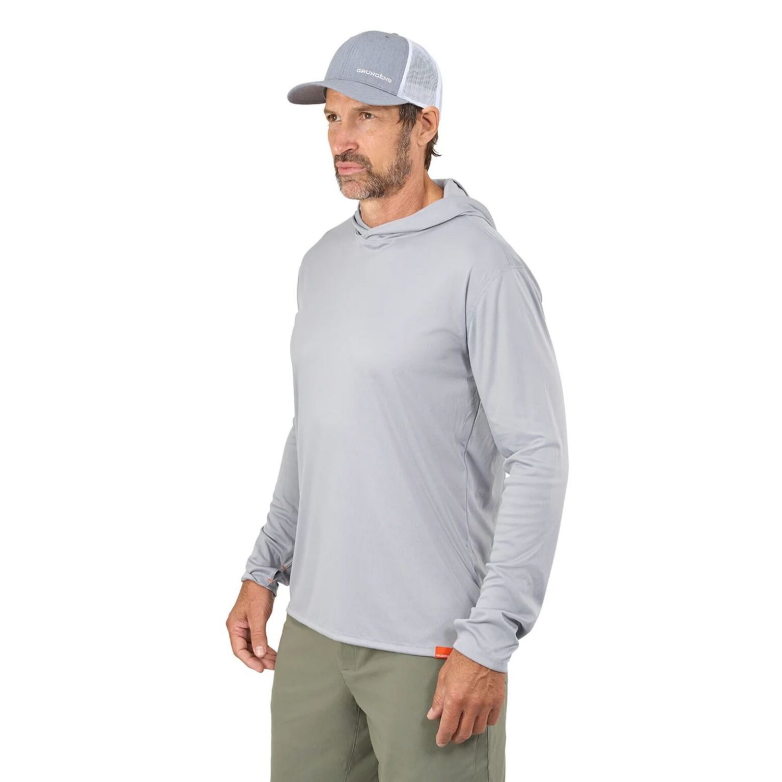 Tough Sun Masked Hoodie Mist – Obrázok 4