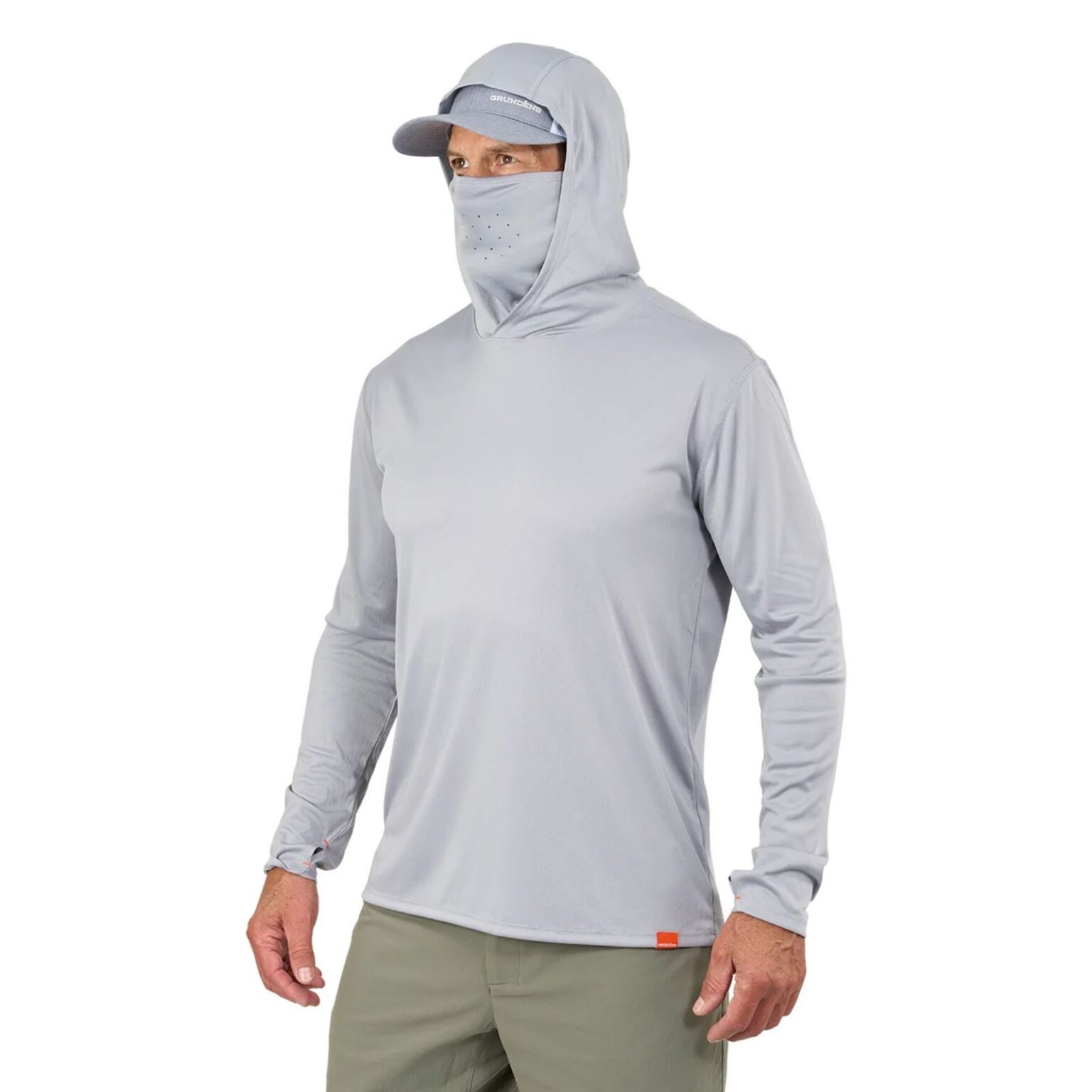 Tough Sun Masked Hoodie Mist – Obrázok 6