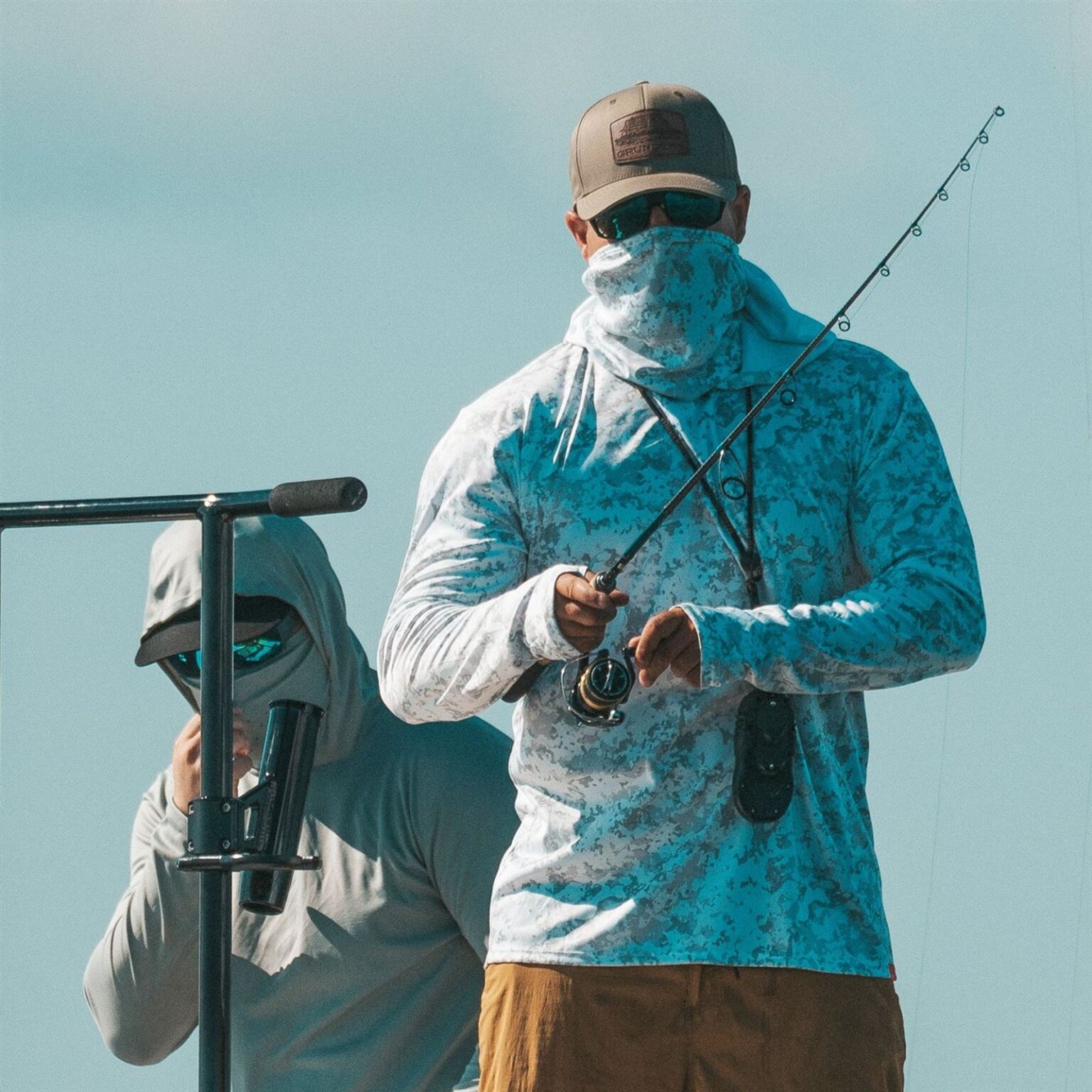 Tough Sun Masked Hoodie Squall Camo – Obrázok 8